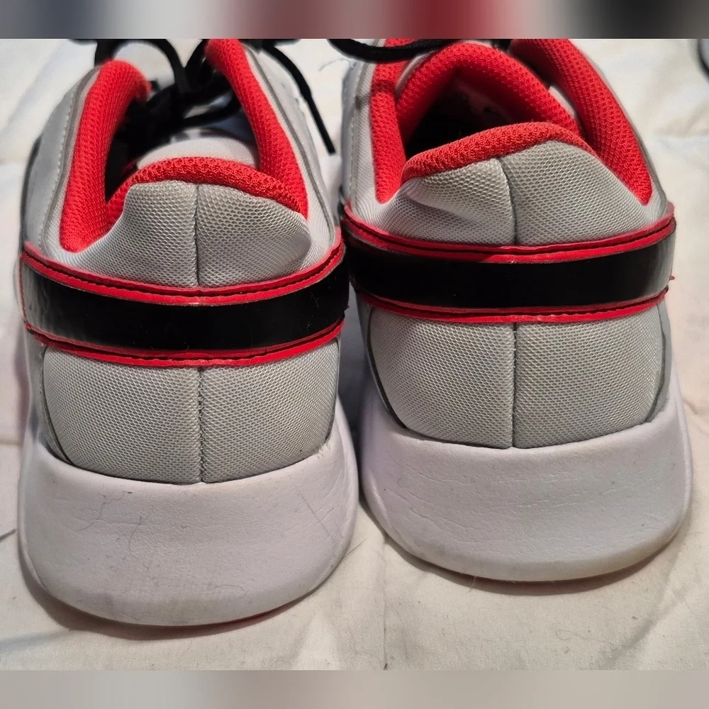 Nike Gray and Red Athletic Shoes